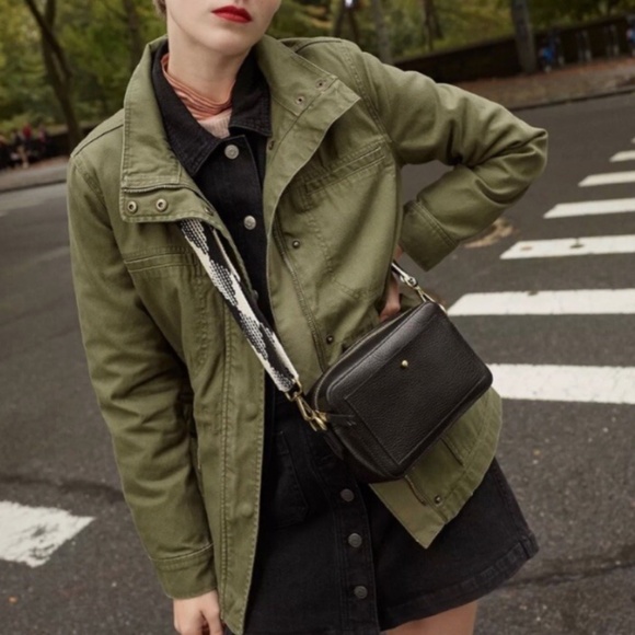 Madewell Canvas Dispatch Jacket Fatigue Green Medium - Picture 7 of 8